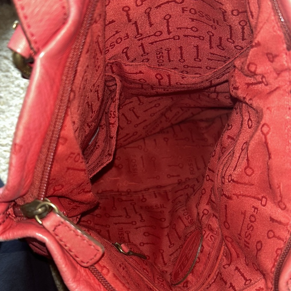 Authentic Fossil Explorer Foldover Crossbody Tote - Picture 7 of 7